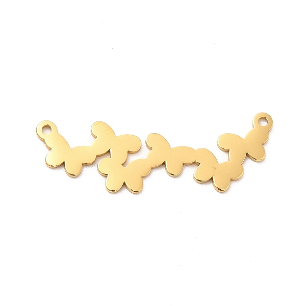 

PandaHall 304 Stainless Steel Connector Charms, Butterfly Links, Golden, 11.5x34x1mm, Hole: 1.2mm 304 Stainless Steel Butterfly