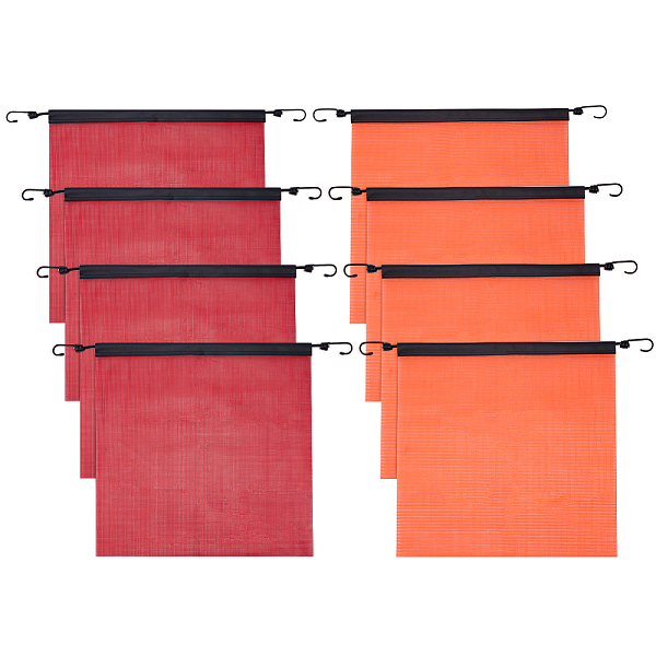 8Pcs 2 Colors Pvc M… - image