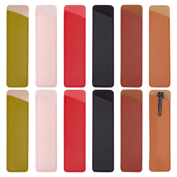 12Pcs 6 Colors Pu L… - image