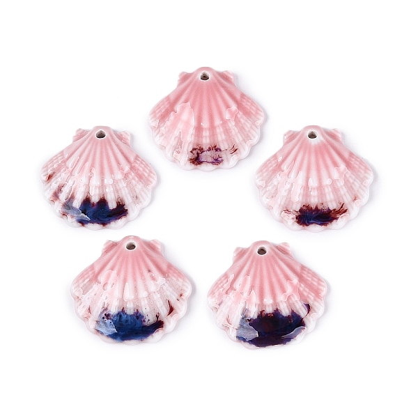 Vintage Handmade Porcelain Pendants
