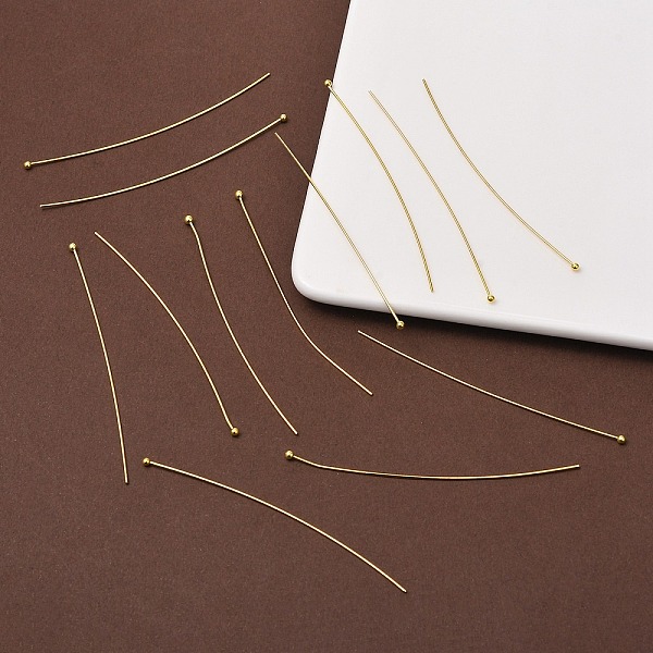 100Pcs Brass Ball H… - image