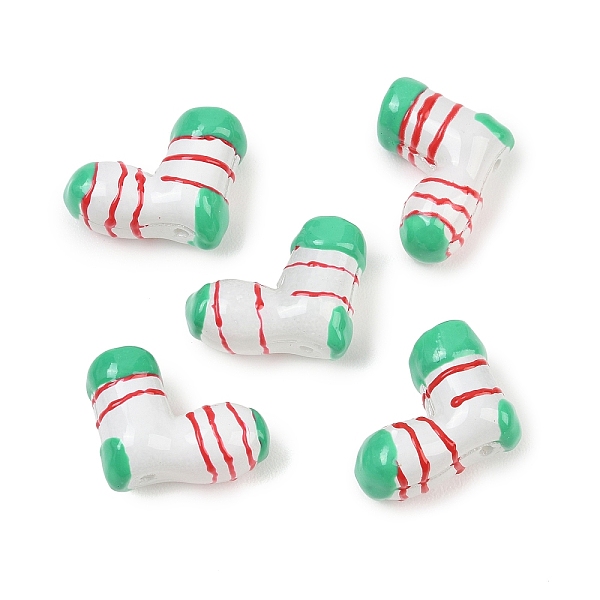 Dyed & Heated Glass Enamel Beads