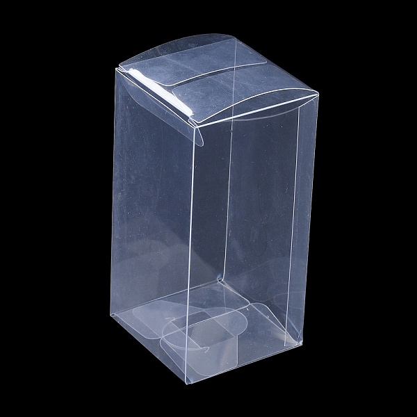 

PandaHall Rectangle Transparent Plastic PVC Box Gift Packaging, Waterproof Folding Box, for Toys & Molds, Clear, Box: 6x6x12.1cm Plastic...