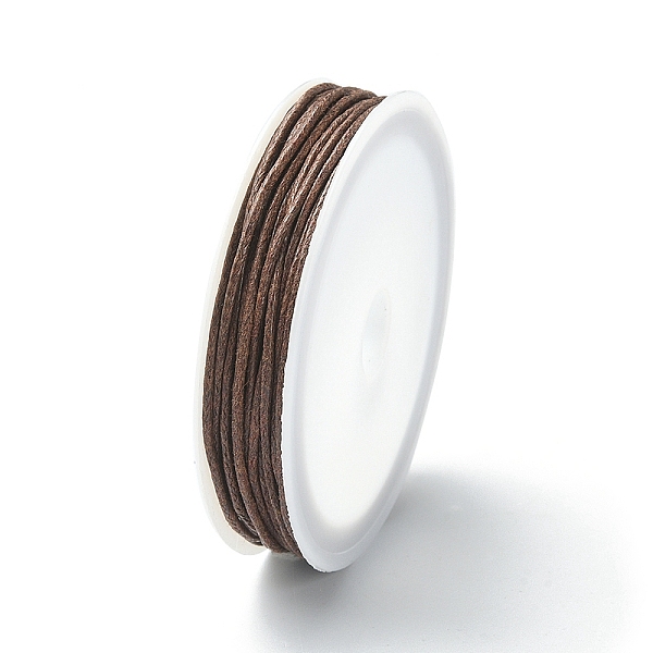 

PandaHall 6.8M Waxed Cotton Cords, Multi-Ply Round Cord, Macrame Artisan String for Jewelry Making, Coconut Brown, 1mm, about 7.44 Yards...