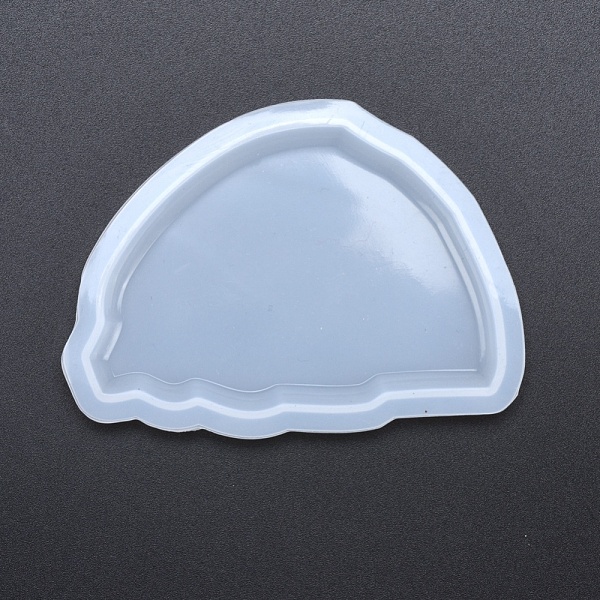 

PandaHall Nuggets Silicone Molds, Resin Casting Molds, For UV Resin, Epoxy Resin Craft Making, White, 87x62x6.5mm Silicone Nuggets White