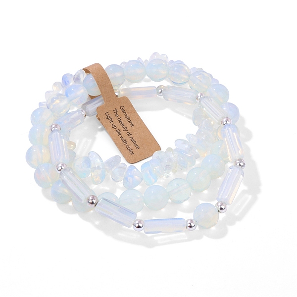 3Pcs Synthetic Opal… - image