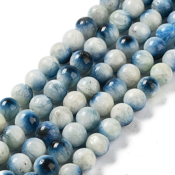 

PandaHall Natural Blue Ice Glacierite Stone Beads Strands, Round, 8~8.5mm, Hole: 0.9mm, about 46~47pcs/strand, 15.16 inch(38.5cm) Natural...