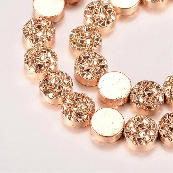 Electroplate Non-magnetic Synthetic Hematite Bead Strands