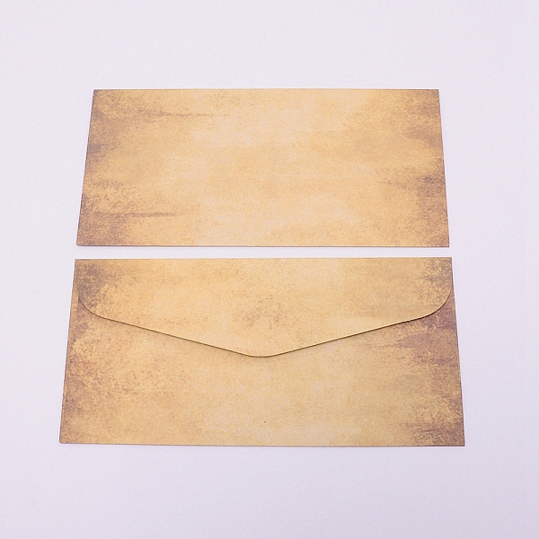 

PandaHall Paper Letter Stationery, Rectangle, Khaki, 11x22x0.03cm Paper Rectangle Yellow
