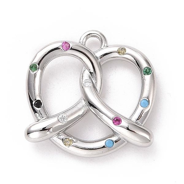 

PandaHall Eco-friendly Brass Micro Pave Cubic Zirconia Pendants, Cadmium Free & Lead Free, Long-Lasting Plated, Platinum, Brezen, Colorful...