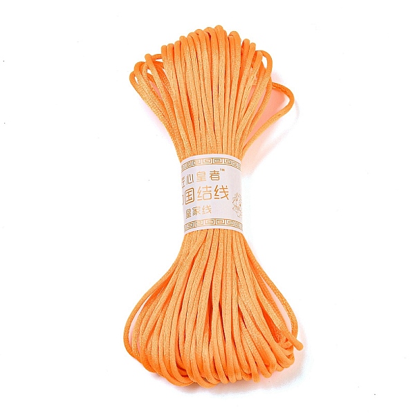 

PandaHall Polyester Embroidery Floss, Cross Stitch Threads, Orange, 3mm, 20m/bundle Polyester Orange