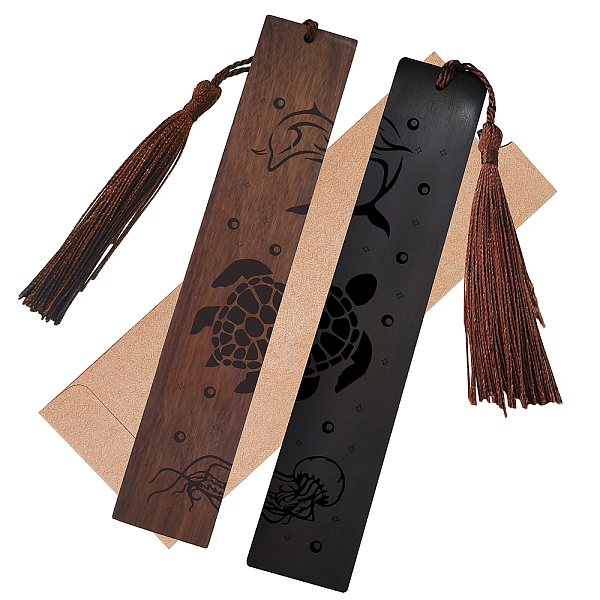 1 Set Wood Bookmark… - image