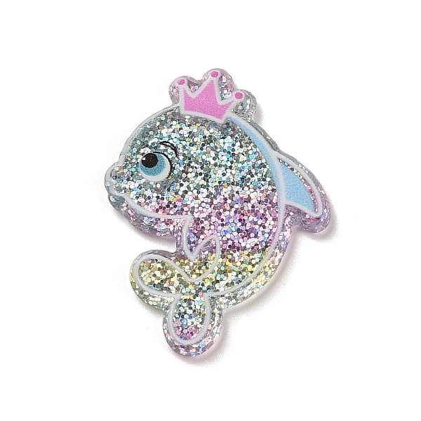 

PandaHall Acrylic Plastic Cabochons , Fish, 31x23.5x2mm Acrylic Fish