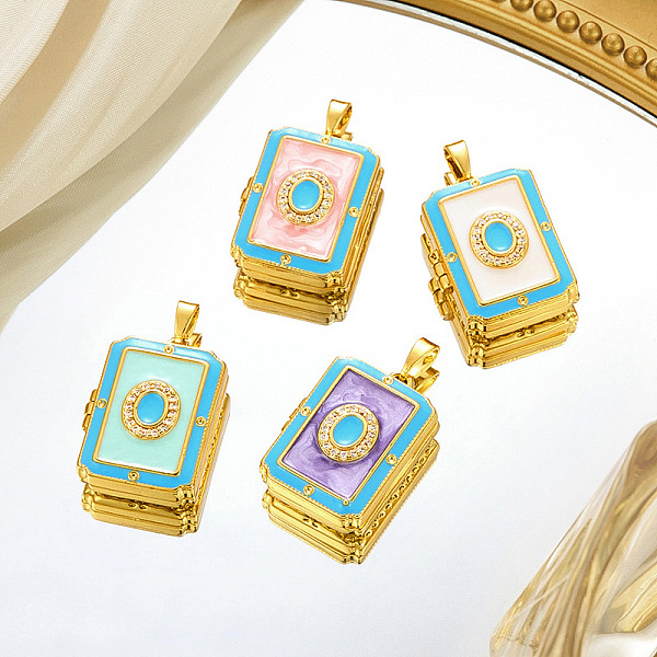 Brass Micro Pave Cu… - image