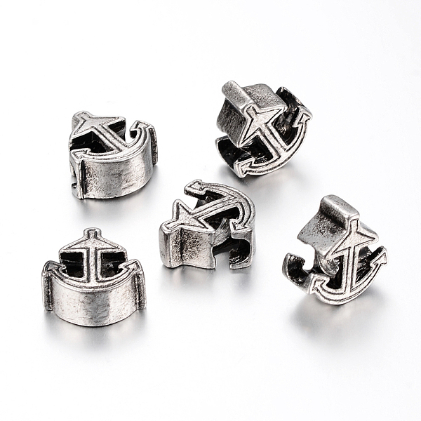 

PandaHall 304 Stainless Steel European Beads, Large Hole Beads, Anchor, Antique Silver, 14x14x6.5mm, Hole: 5mm 304 Stainless Steel Anchor &...