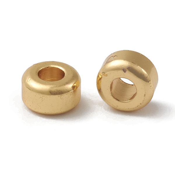 

PandaHall Rack Plating Brass Beads, Column, Cadmium Free & Lead Free, Long-Lasting Plated, Real 18K Gold Plated, 5x3mm, Hole: 2mm Brass...