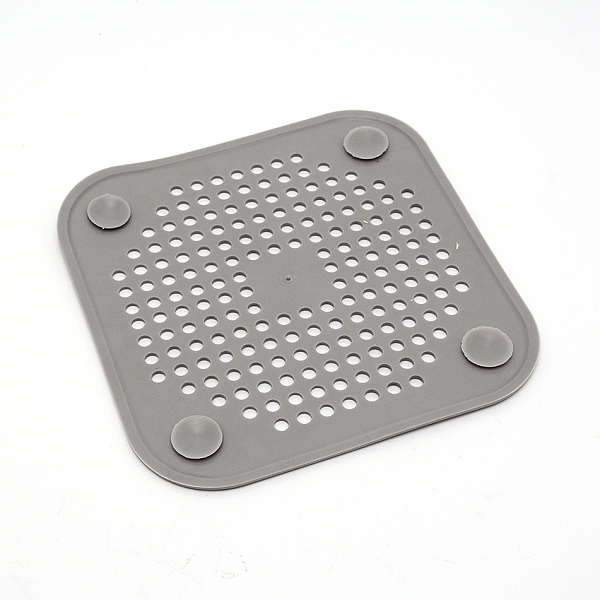 

PandaHall Silicone Scupper Cover, Gray, 14.5x14.5x0.25cm, Hole: 5mm Silicone Gray