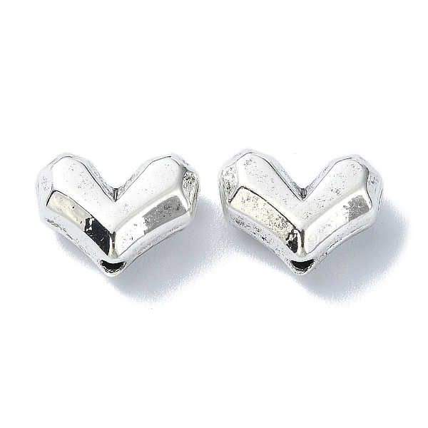 

PandaHall Tibetan Style Alloy Beads, Heart, Antique Silver, 9x12x5.5mm, Hole: 1.4mm, about 261pcs/500g Alloy Heart