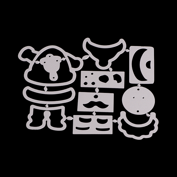 

PandaHall Frame Metal Cutting Dies Stencils, for DIY Scrapbooking/Photo Album, Decorative Embossing DIY Paper Card, Father Christmas, Matte...