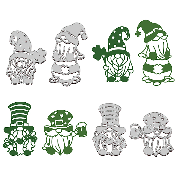 

PandaHall 4Pcs 4 Styles Saint Patrick's Day Carbon Steel Cutting Dies Stencils, for DIY Scrapbooking, Photo Album, Decorative Embossing...