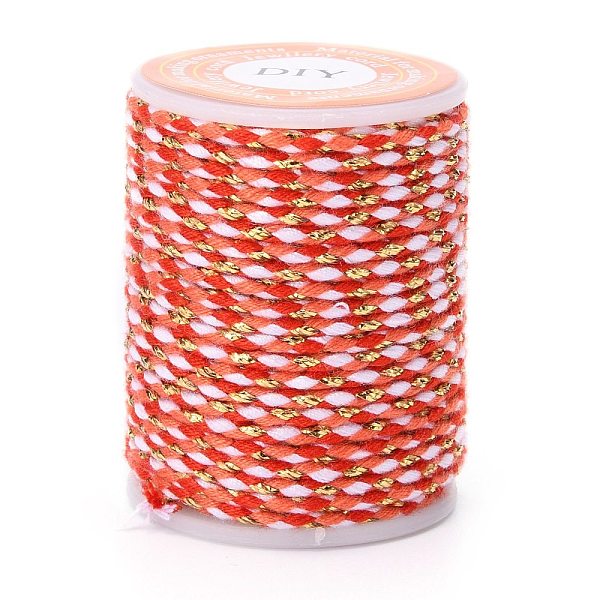 

PandaHall 4-Ply Polycotton Cord Metallic Cord, Handmade Macrame Cotton Rope, for String Wall Hangings Plant Hanger, DIY Craft String...