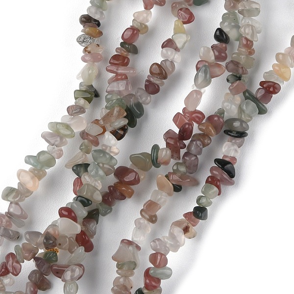 

PandaHall Natural Agate Beads Strands, Chip, 1.5~4.5x3~13x2.5~8mm, Hole: 0.6mm, 30.94~31.97 inch(78.6~81.2cm) Natural Agate Chip