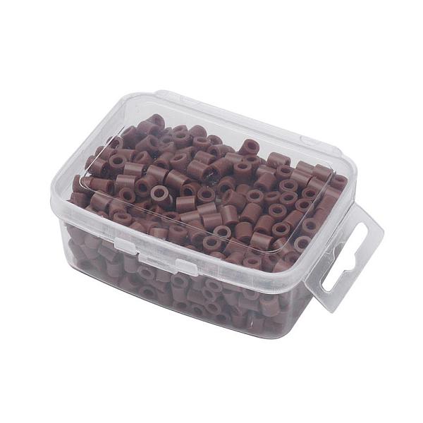 

PandaHall 1 Box 5mm Hama Beads PE DIY Fuse Beads Refills for Kids, Tube, Coconut Brown, 5x5mm, Hole: 3mm, about 500pcs/box Plastic Tube...