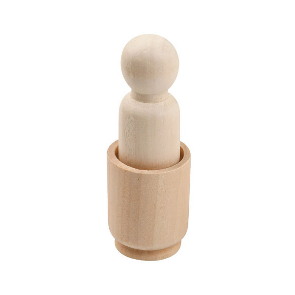 

PandaHall Wooden Jar Sets, Home Decortion, Unfinished Wood, Antique White, 9x2.8cm Wood