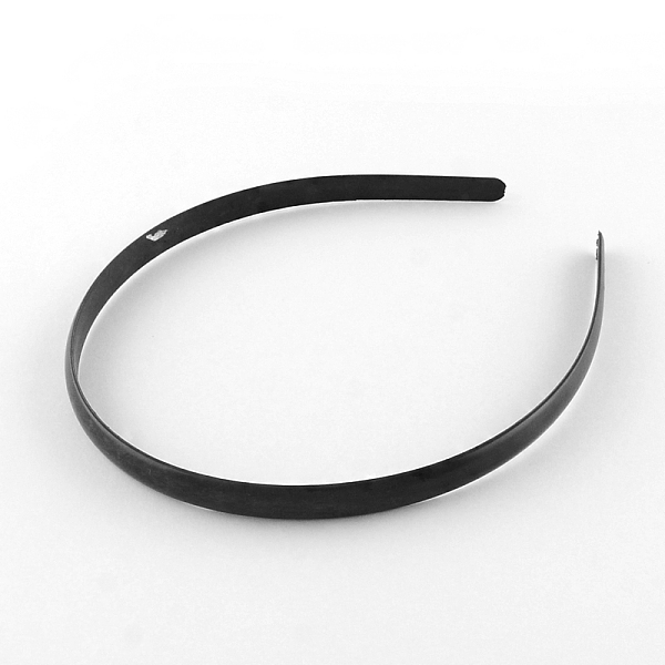 

PandaHall Plain Headwear Hair Accessories Plastic Hair Band Findings, No Teeth, Black, 110~114x9~9.5mm Plastic Black