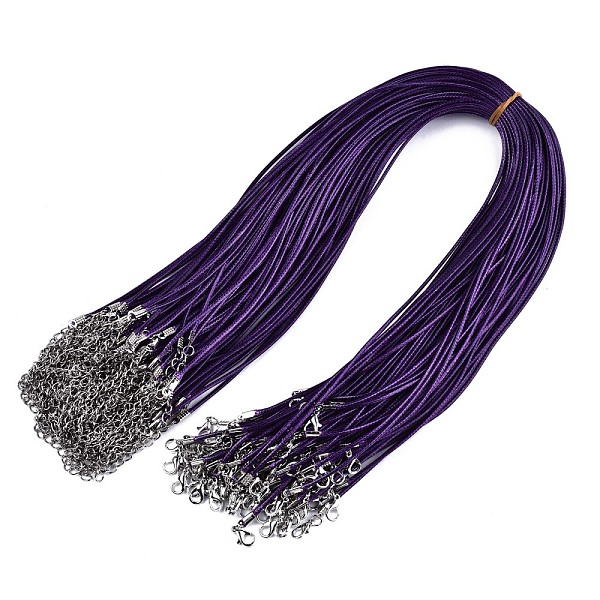 Waxed Cotton Cord Necklace Making