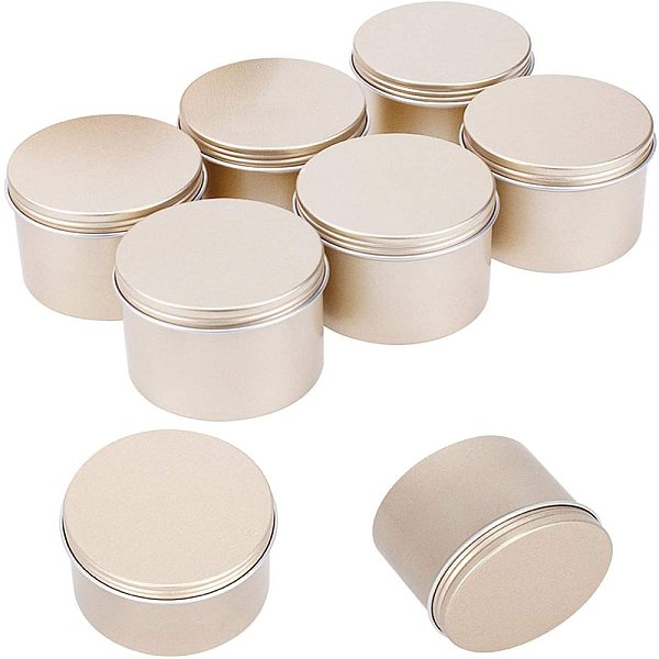 PandaHall 16 Pack 3.3oz Screw Lid Round Tins Metal Tins Empty Tin Containers Travel Tin Cans for Candles Arts Crafts, Storage, Cosmetics...