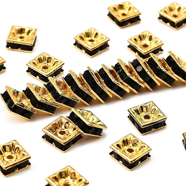 Brass Rhinestone Sp… - image