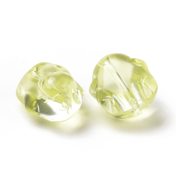 

PandaHall Transparent Czech Glass Beads, Rabbit, Olive, 17.5x15x11.5mm, Hole: 1.4mm Czech Glass Rabbit Green