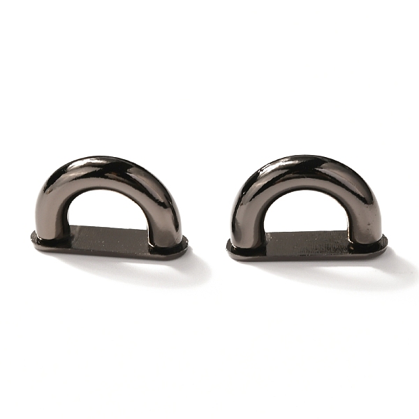 

PandaHall Zinc Alloy D Clasps, for Webbing, Strapping Bags, Garment Accessories, Gunmetal, 2.7x1.95x0.8cm, Inner Diameter: 1.35x1.2cm Alloy