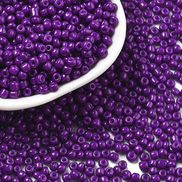 8/0 3mm intercalaires de perle rocaille en verre peinture au four lâche