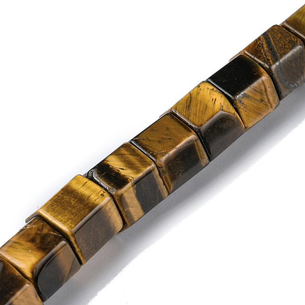 

PandaHall Natural Tiger Eye Beads Strands, Hexagonal Prism, 9~11x12x13.5~14mm, Hole: 1.2mm, about 20pcs/strand, 7.64~8.70 inch(19.4~22.2cm)...