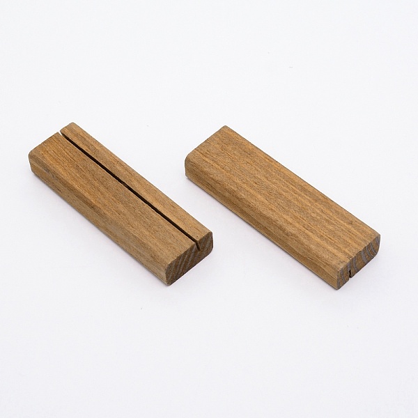 Pine Wood Business Card Holder