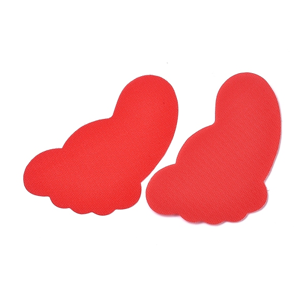 

PandaHall (Clearance Sale)Nylon Hook and Loop Tapes, Footprint Shape, Kids Game Training Tag Toy, Red, 170x107x2mm Nylon Red