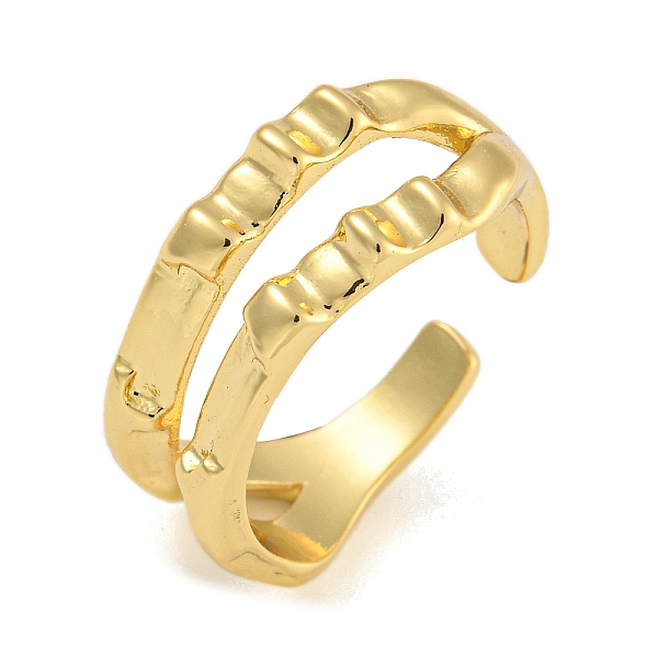Brass Open Cuff Rin… - image