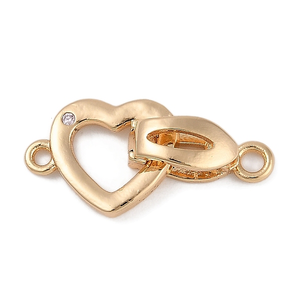 Heart Brass Fold Ov… - image