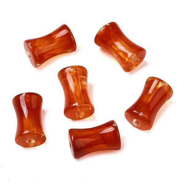 

PandaHall Transparent Acrylic Beads Gradient Effect, Bamboo Joint, Brown, 12.5x7.5mm, Hole: 1.8mm, 1020pcs/500g Acrylic Bamboo Brown