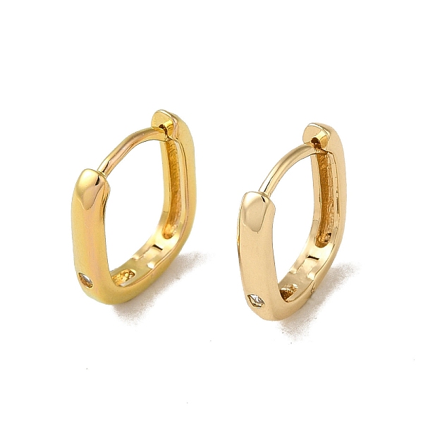 

PandaHall Brass Hoop Earring, Light Gold, 14x2.5mm Brass