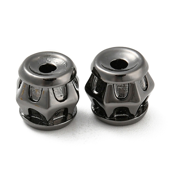 

PandaHall Eco-Friendly Brass Beads, Cadmium Free & Lead Free, Column, Gunmetal, 7.5x7x8mm, Hole: 1.8mm Brass Column