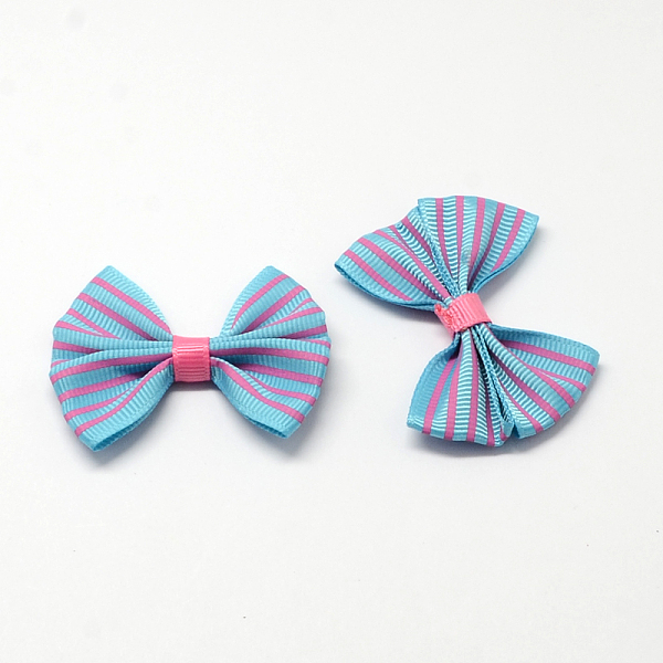 

PandaHall Handmade Woven Costume Accessories, Grosgrain Bowknot, Mixed Color, 42x57x9mm, about 200pcs/bag Ribbon Bowknot Multicolor