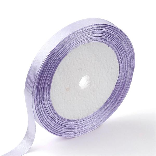 

PandaHall Single Face Satin Ribbon, Polyester Ribbon, Lavender, Size: about 5/8 inch(16mm) wide, 25yards/roll(22.86m/roll), 250yards/group..., Purple