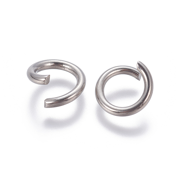 

PandaHall 304 Stainless Steel Jump Ring, Open Jump Rings, Stainless Steel Color, 12 Gauge, 12x2mm, Inner Diameter: 8mm 304 Stainless Steel