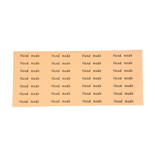 

PandaHall DIY Sealing Stickers, Label Paster Picture Stickers, for Gift Packaging, Rectangle with Word Homemade, BurlyWood, 30.4x13x0.05cm..., Orange