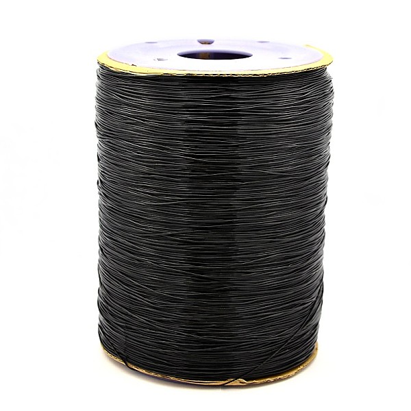 

PandaHall Korean Elastic Crystal Thread, Jewelry Beading Cords, Stretch Bracelet String, Round, Black, 0.6mm, about 1093.61 yards...