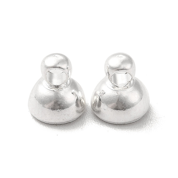 

PandaHall Brass Pendant Bails, Cadmium Free & Lead Free, Cone, 925 Sterling Silver Plated, 5.5x5mm, Hole: 1.5mm Brass