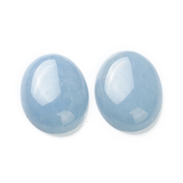 

PandaHall Natural Ang Cabochons, Oval, 25x18x6mm Angelite Oval